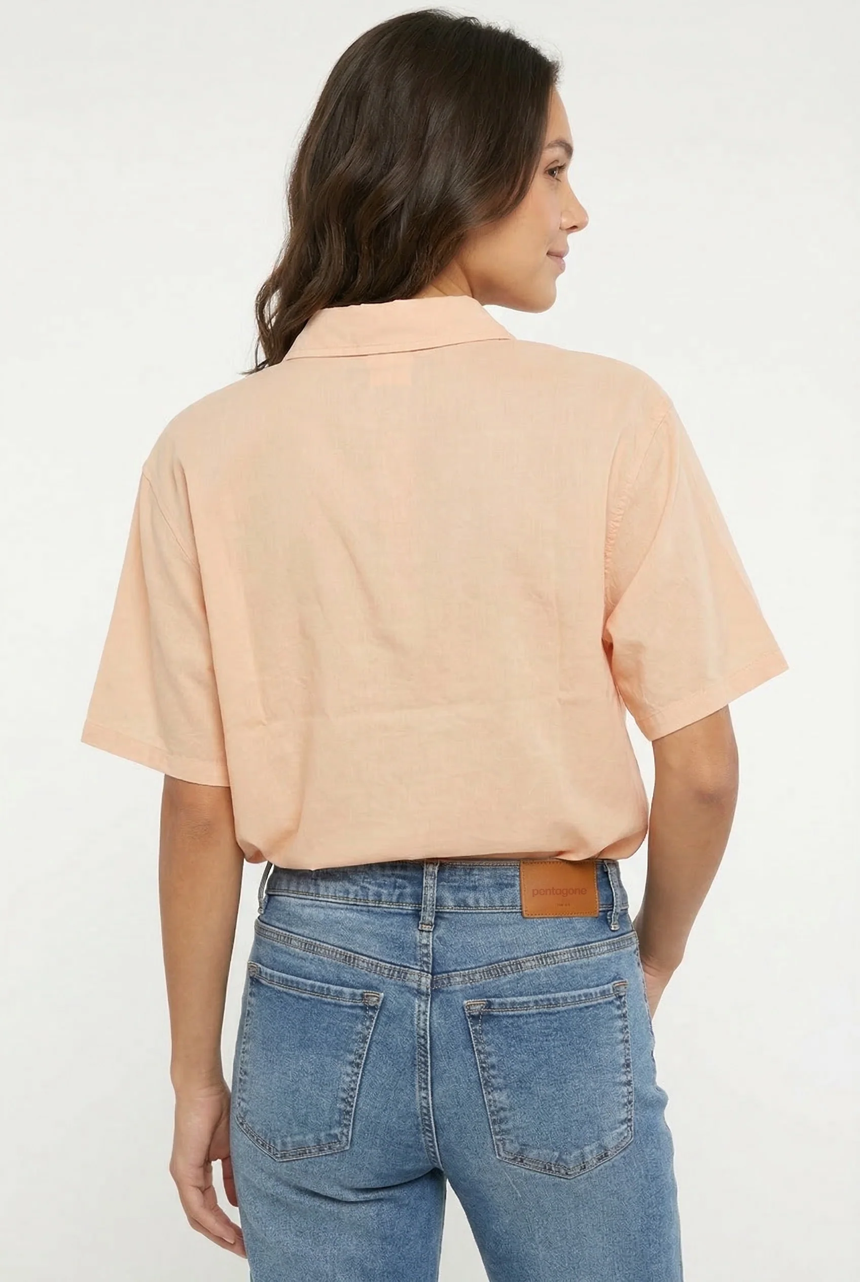 La chemise fluide à manches courtes blanche - Image 2