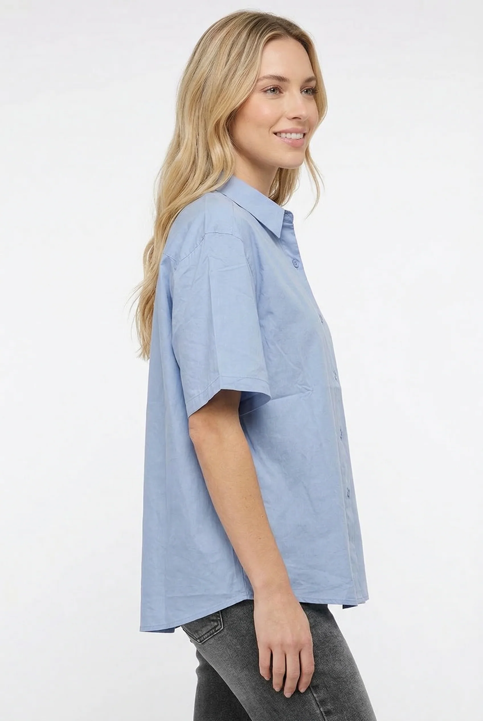 La chemise fluide à manches courtes blanche - Image 6