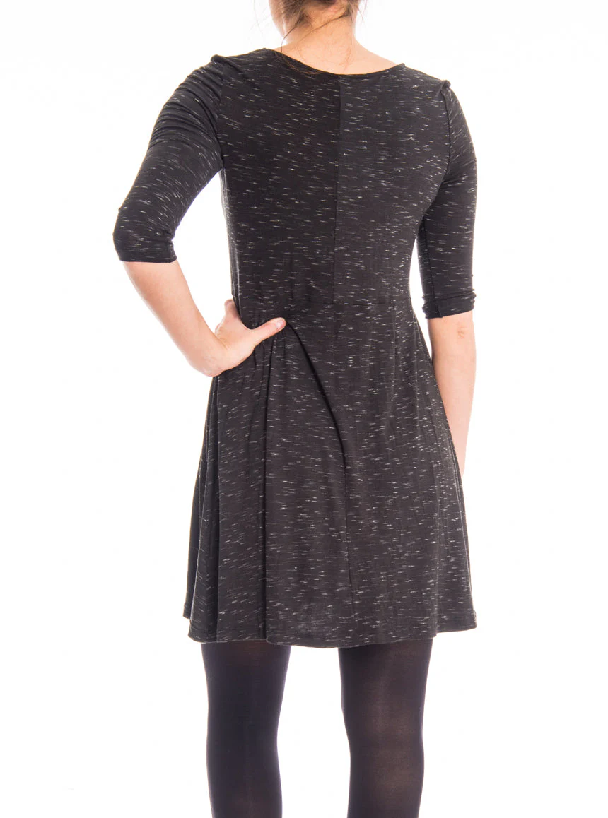 La robe chinée avec insertion de faux cuir - Image 3