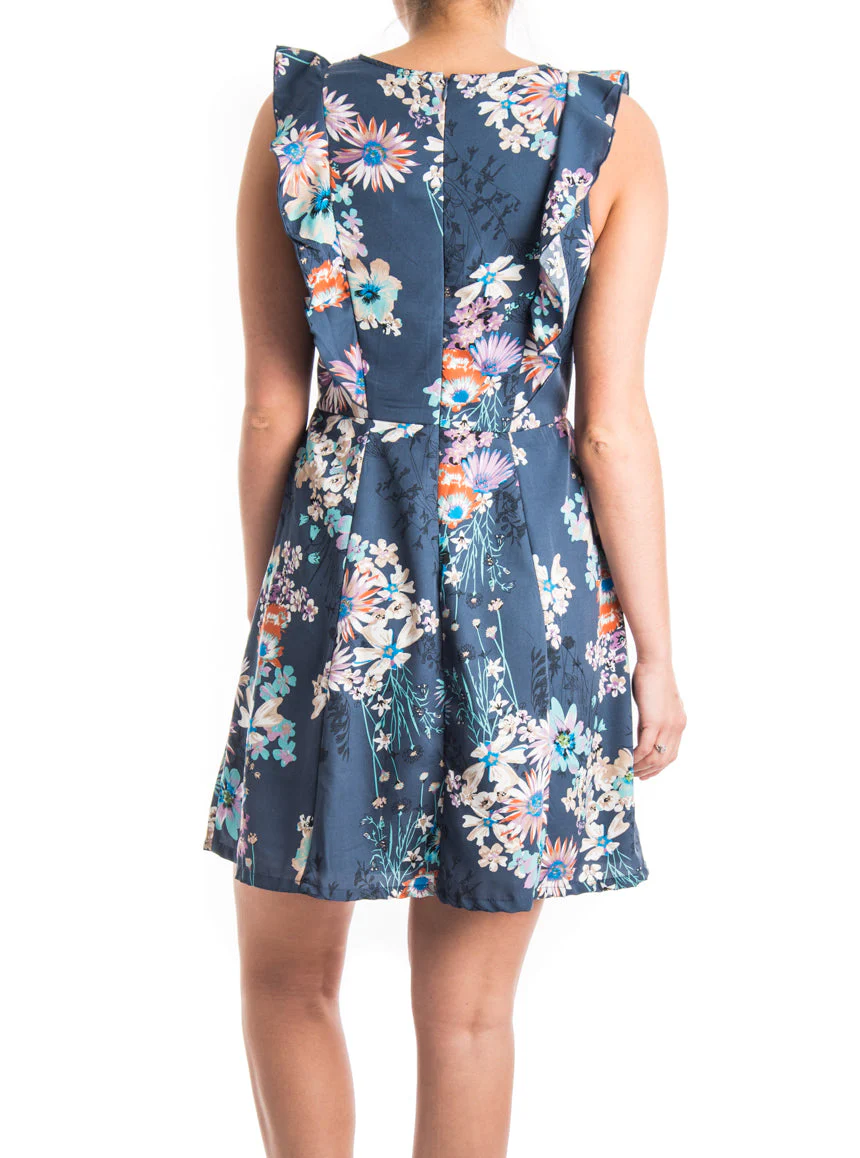 Robe floral à volants - Image 3
