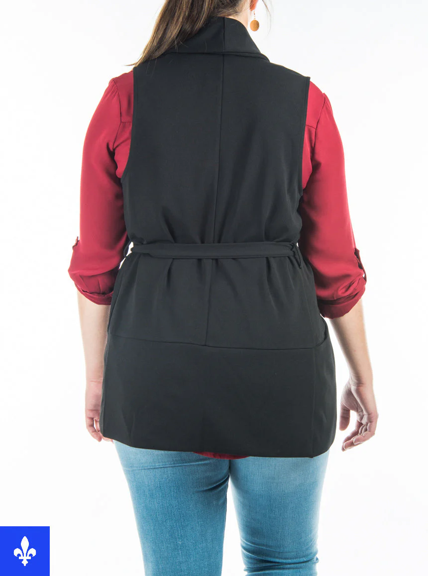 Veste à col châle | Fabriquée au Québec - Image 3