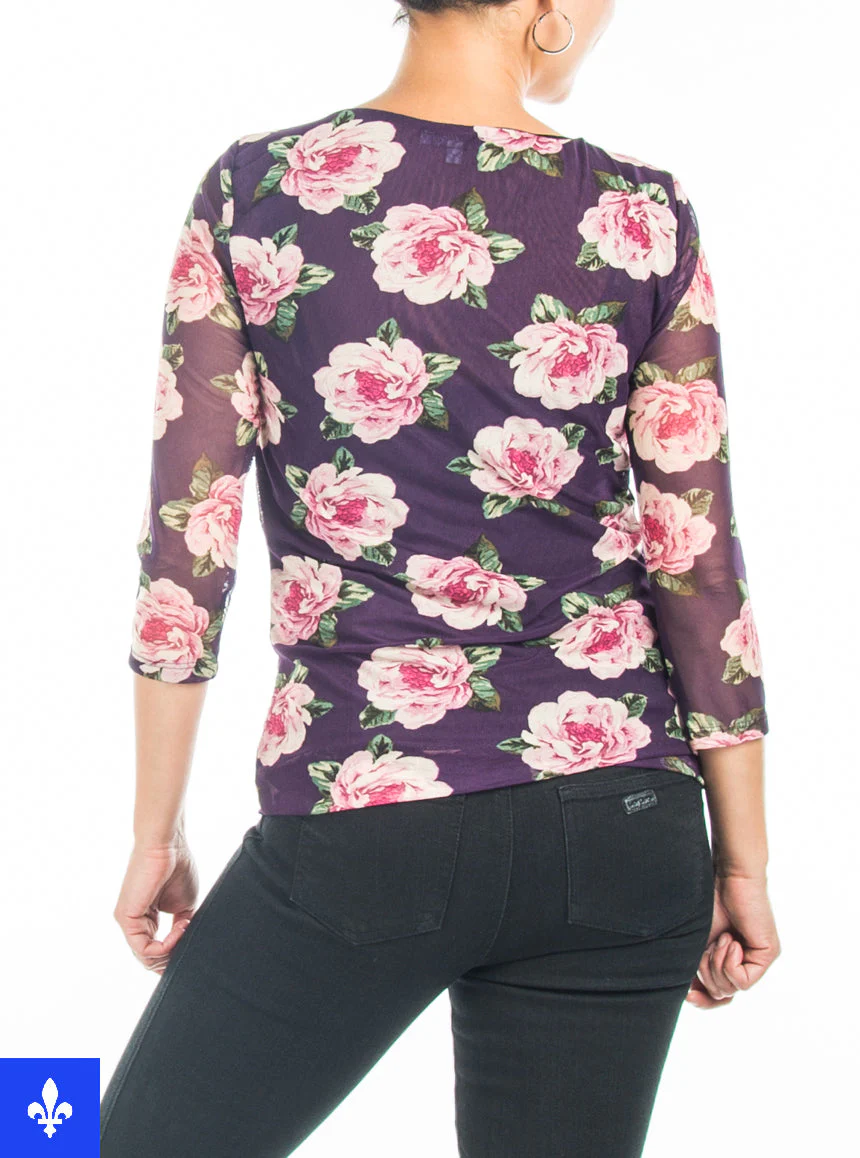 Blouse en maille | Fabriquée au Québec - Image 2