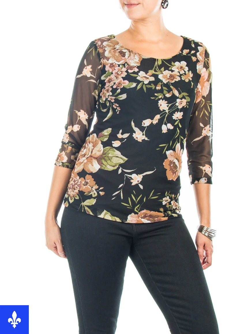 Blouse en maille | Fabriquée au Québec - Image 3