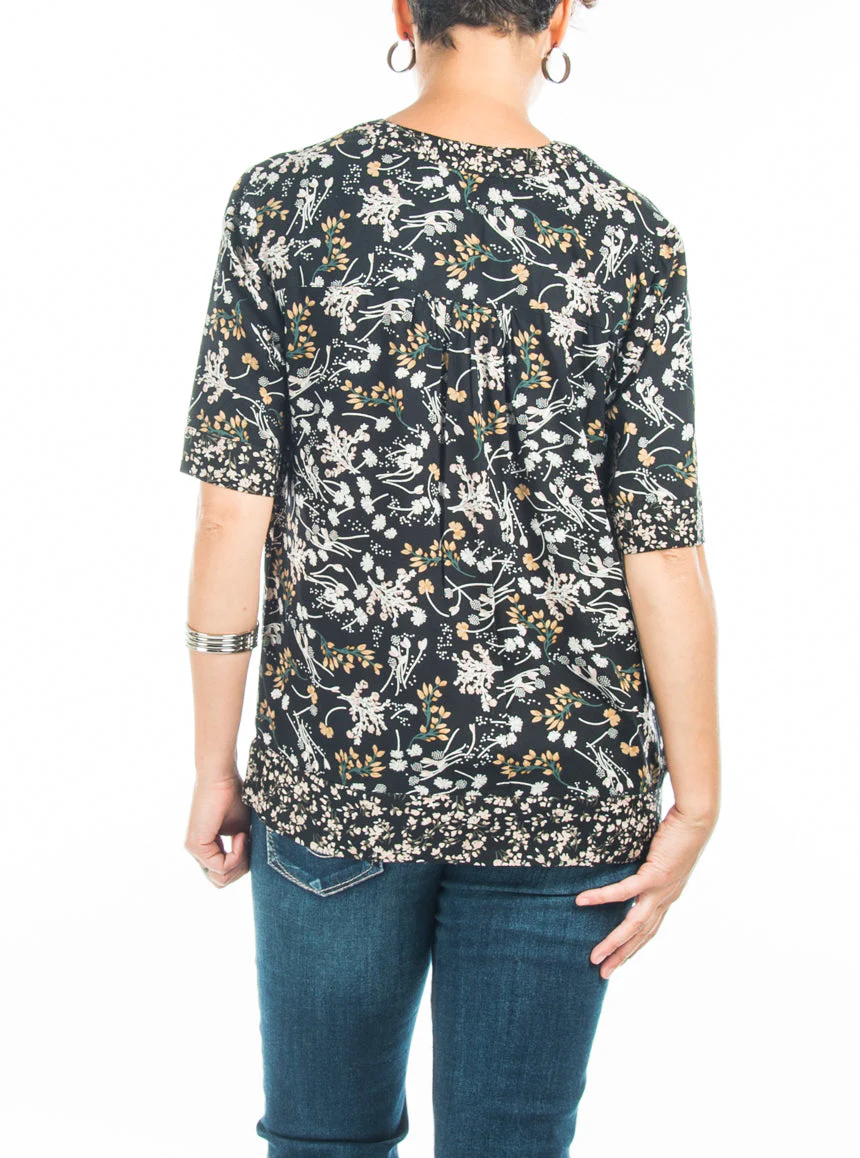 Blouse Pentagone à manches 3/4 - Image 2