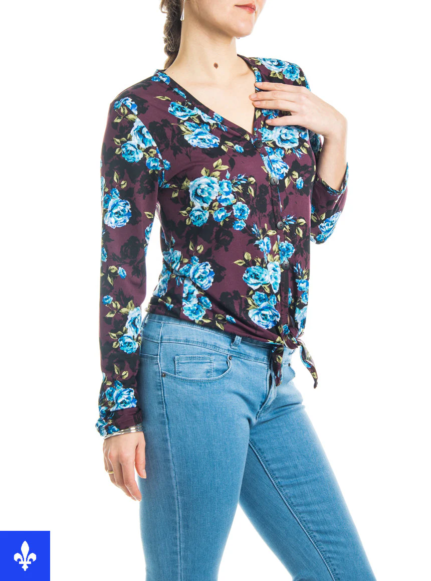 Blouse à manches longues | Fabriquée au Québec - Image 2