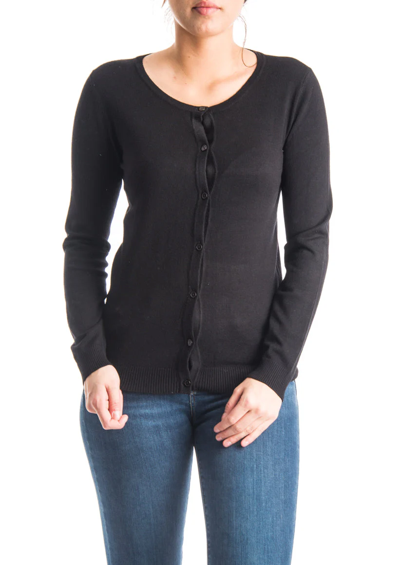 Cardigan basique boutonné