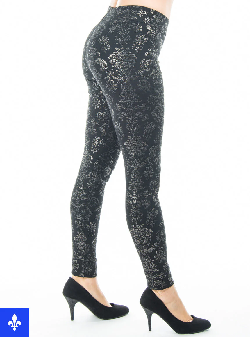 Legging à motifs baroques | Fabriqué au Québec - Image 2