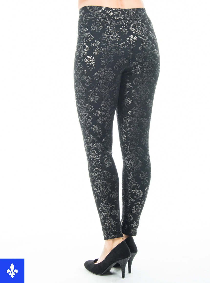 Legging à motifs baroques | Fabriqué au Québec - Image 3