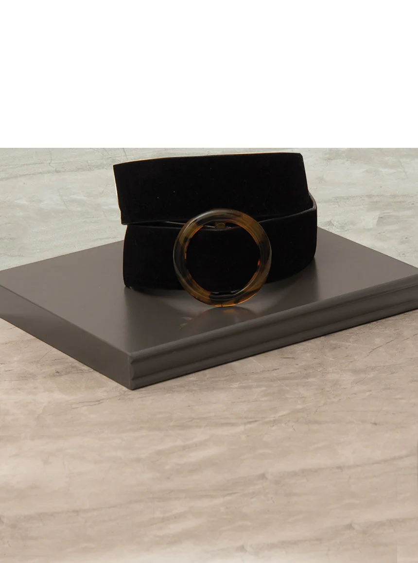 Ceinture pour femme avec boucle léopard