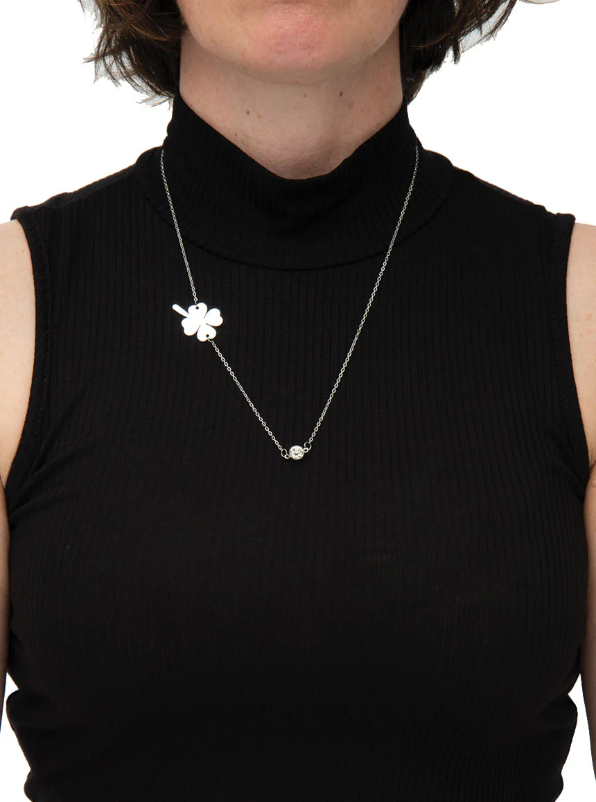 Collier trèfle à 4 feuilles