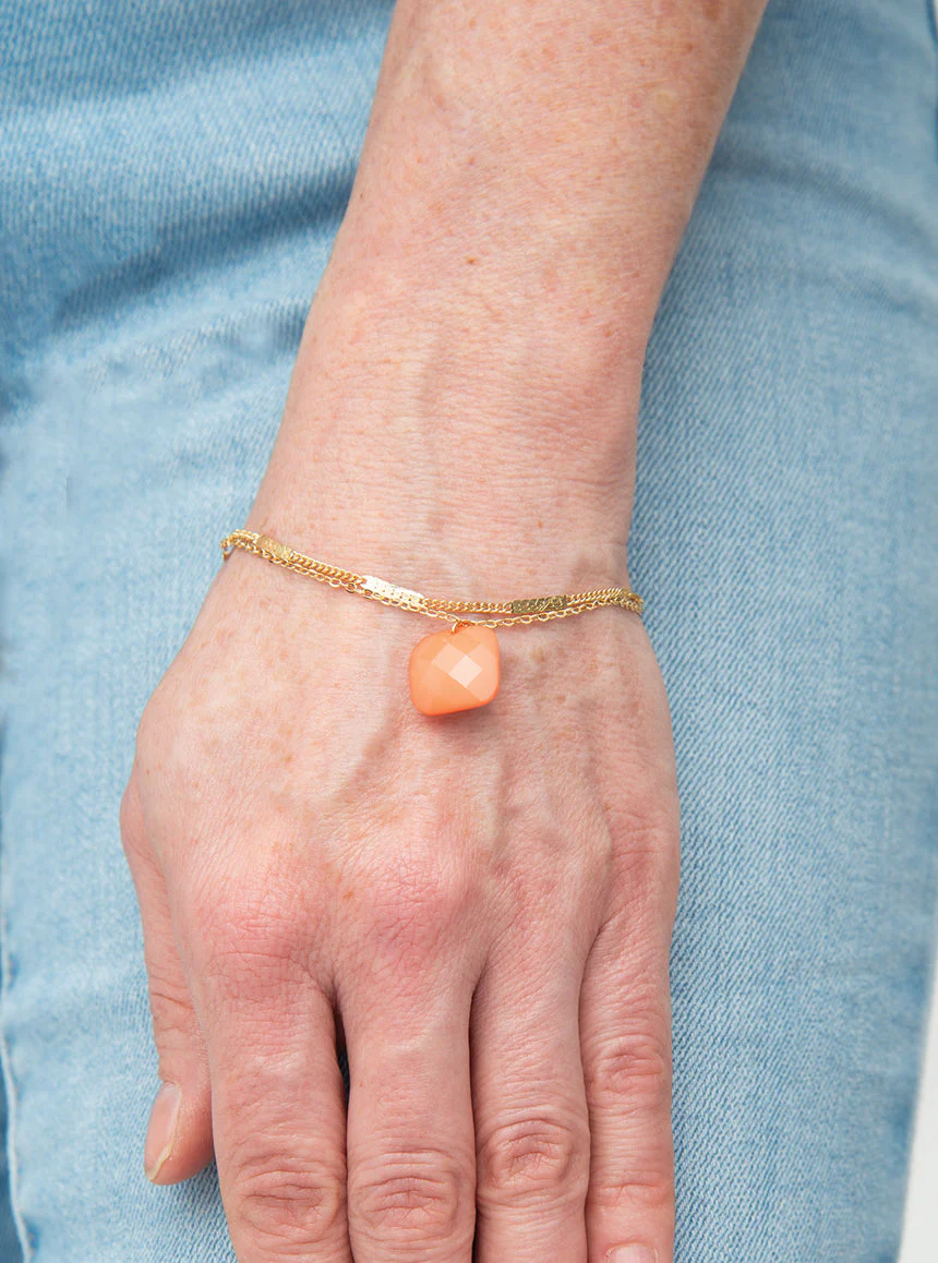 Bracelet pierre émeraude - Image 2