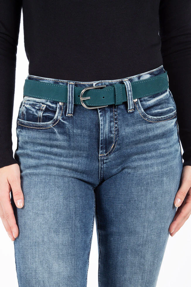 Ceinture cuir véritable fini suédine | 3 couleurs