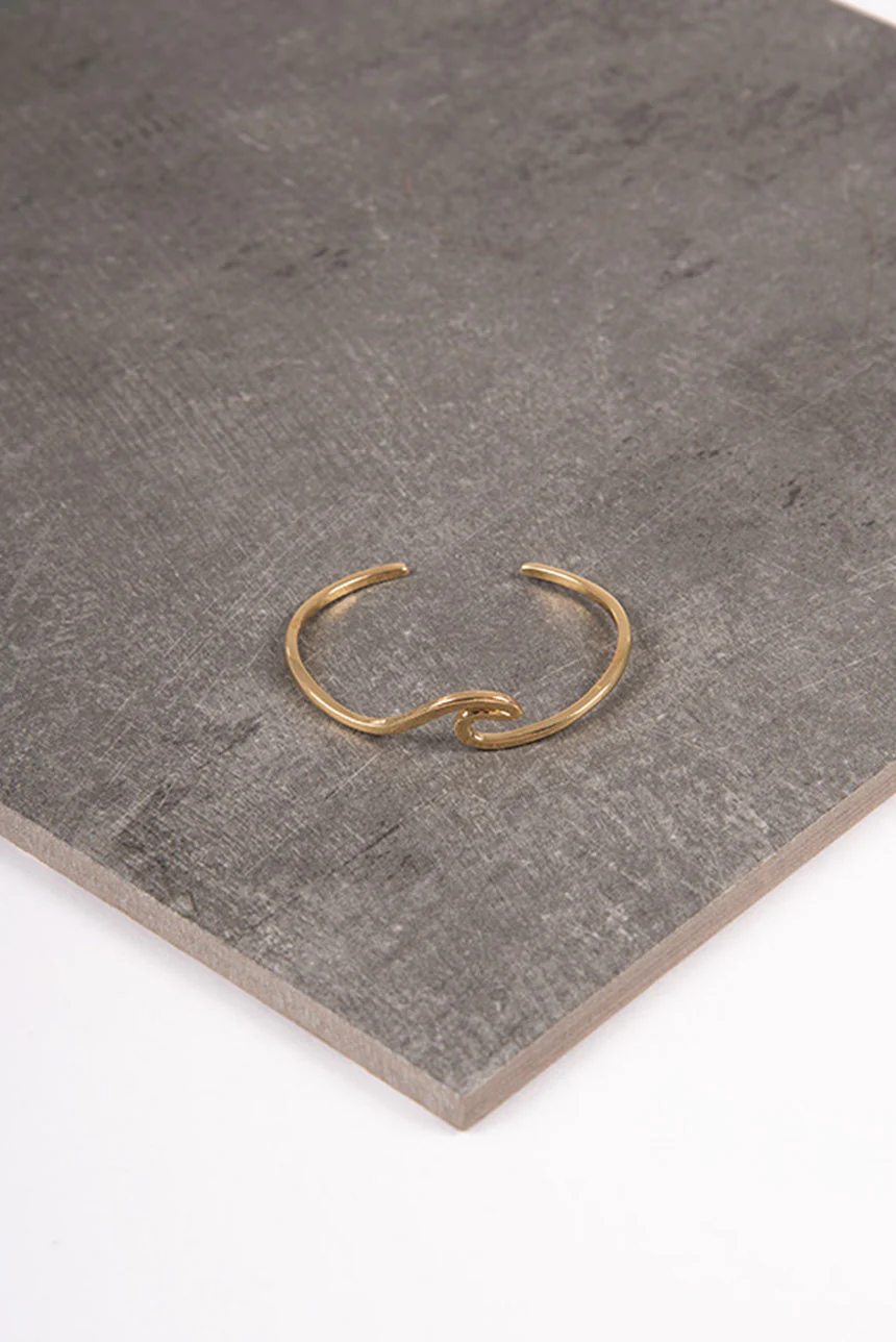 Bracelet manchette vague