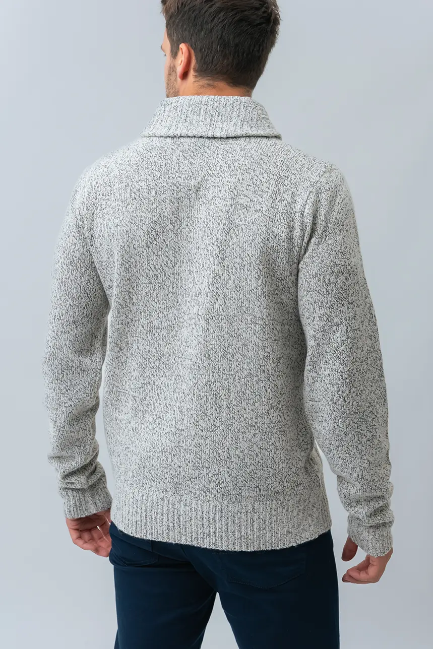Le chandail chiné tricot texturé - Image 4