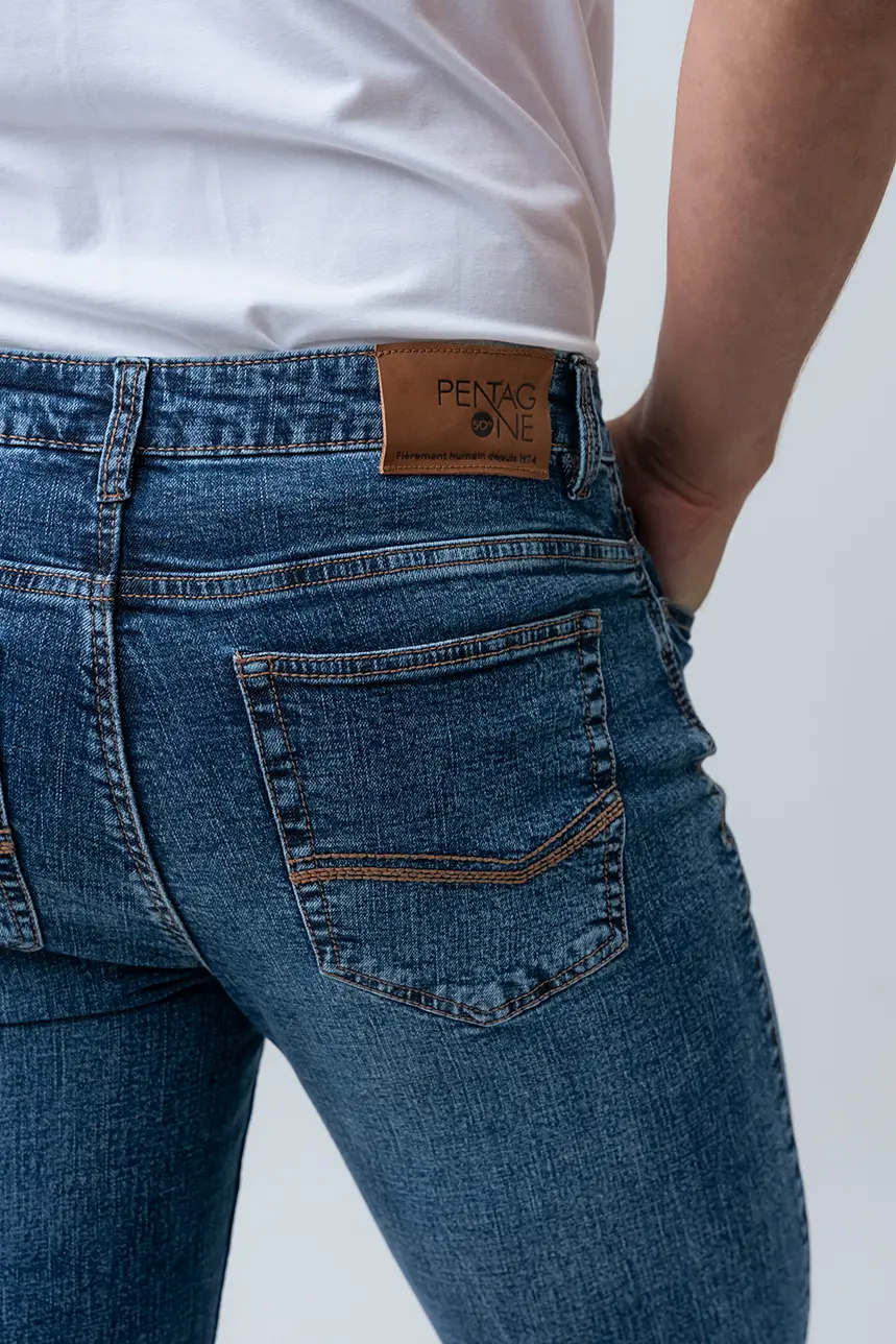 Le jeans extensible ajusté | Modèle Bouchard - Image 4