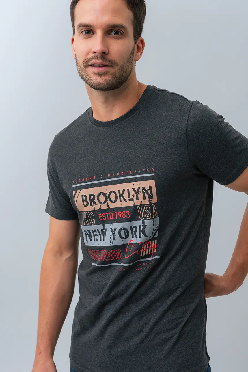 Le t-shirt imprimé « Brooklyn NY » - Image 2
