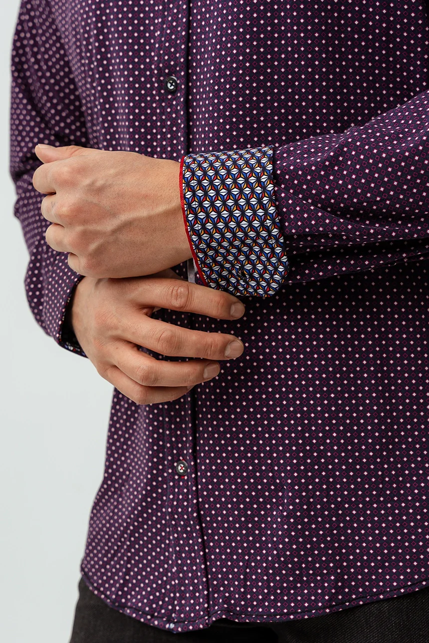 La chemise imprimée géo ultra extensible - Image 3