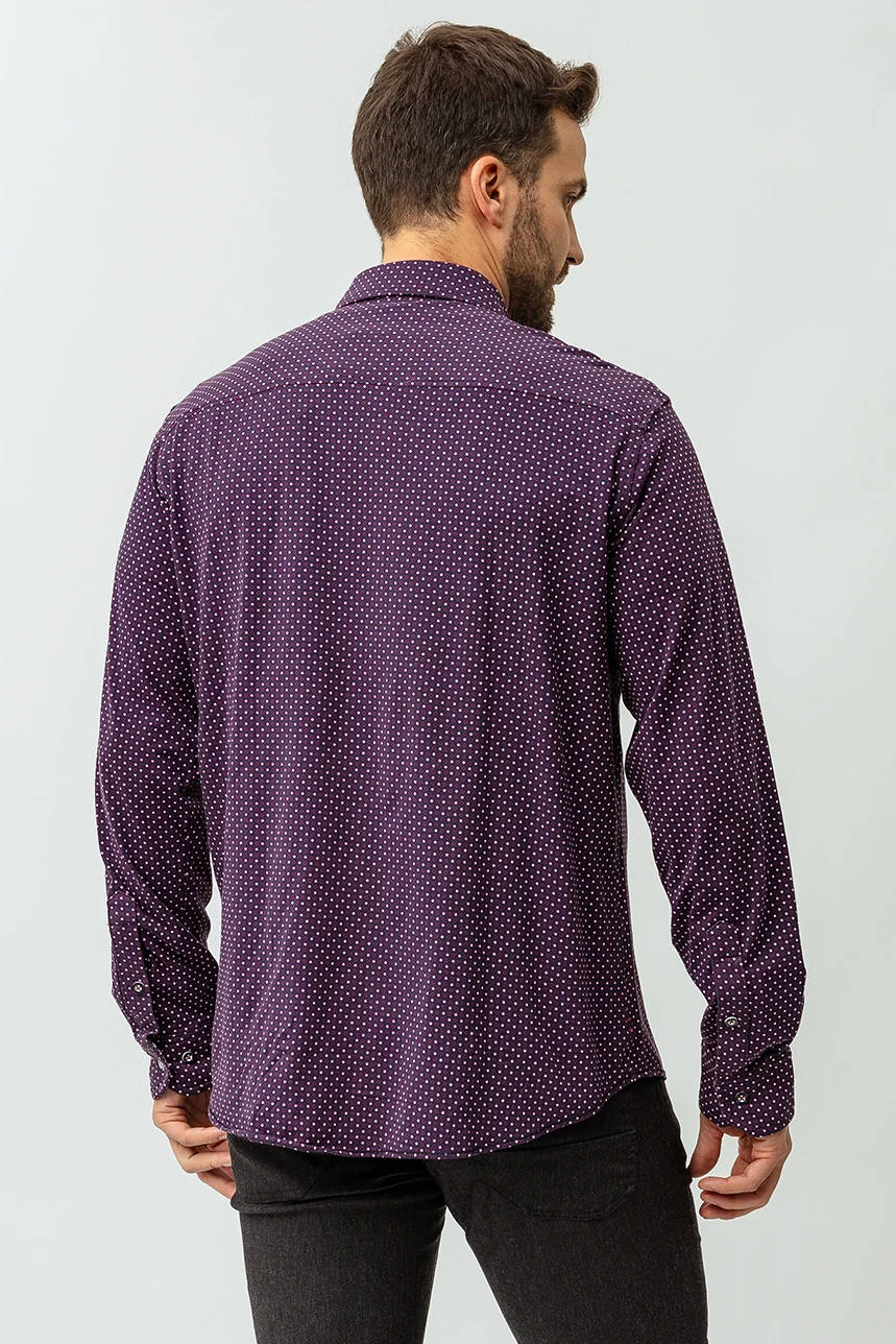 La chemise imprimée géo ultra extensible - Image 4