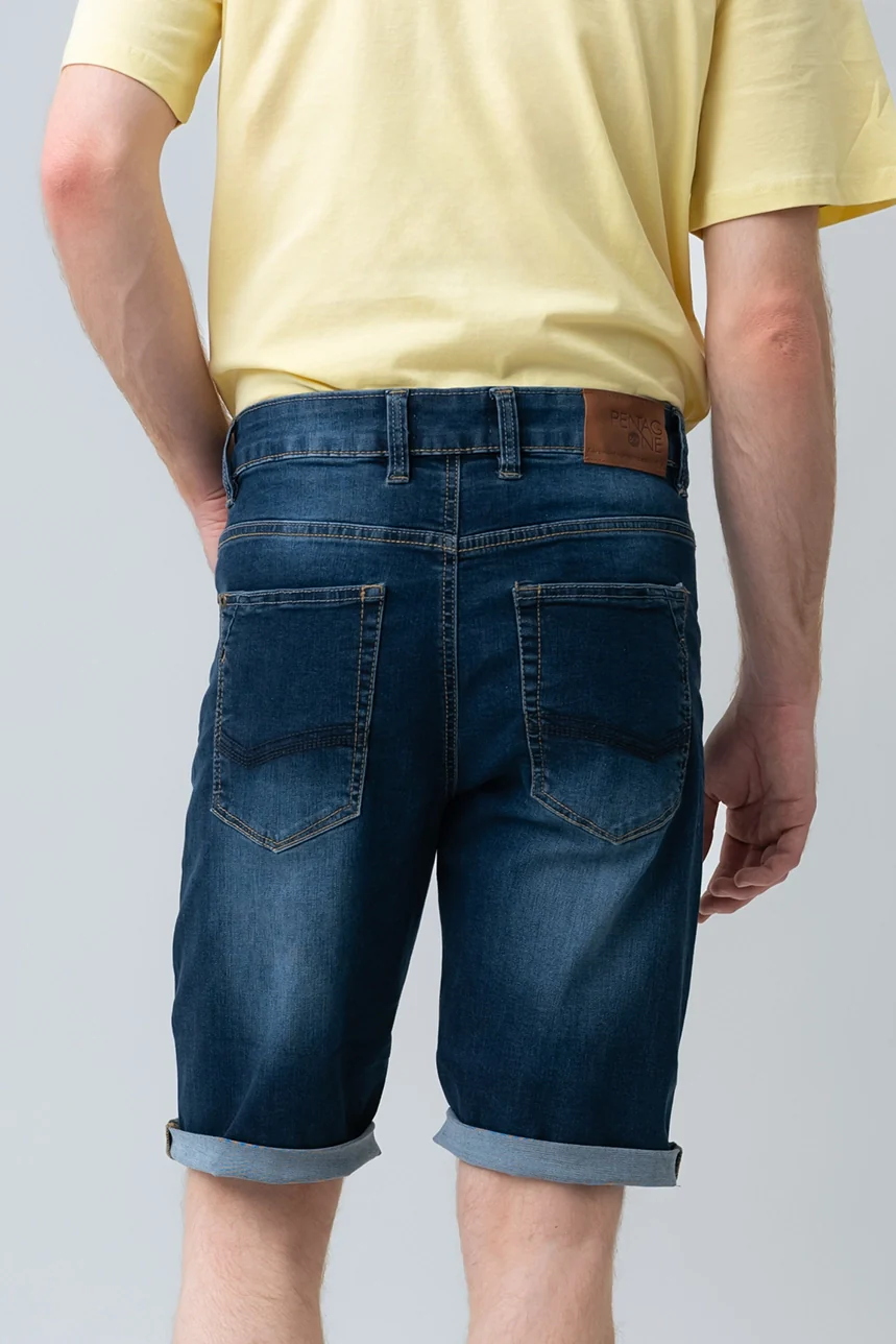 Le bermuda en denim bordure roulée - Image 7