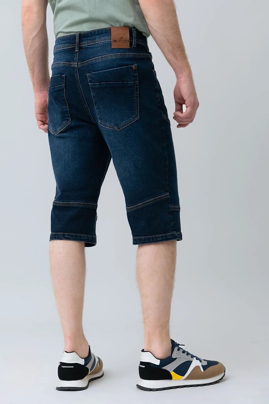 Le capri en jeans à découpes | Modèle C_Fit - Image 7