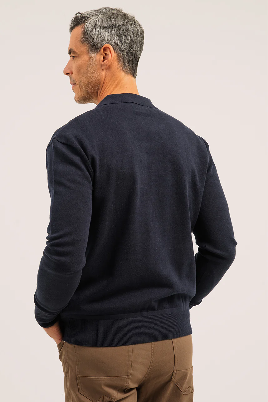 Le polo en tricot à manches longues - Image 3