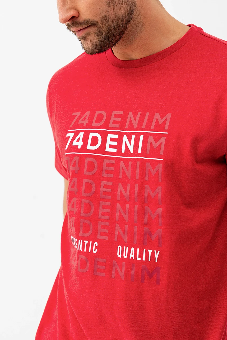 Le t-shirt imprimé 74 Denim - Image 2