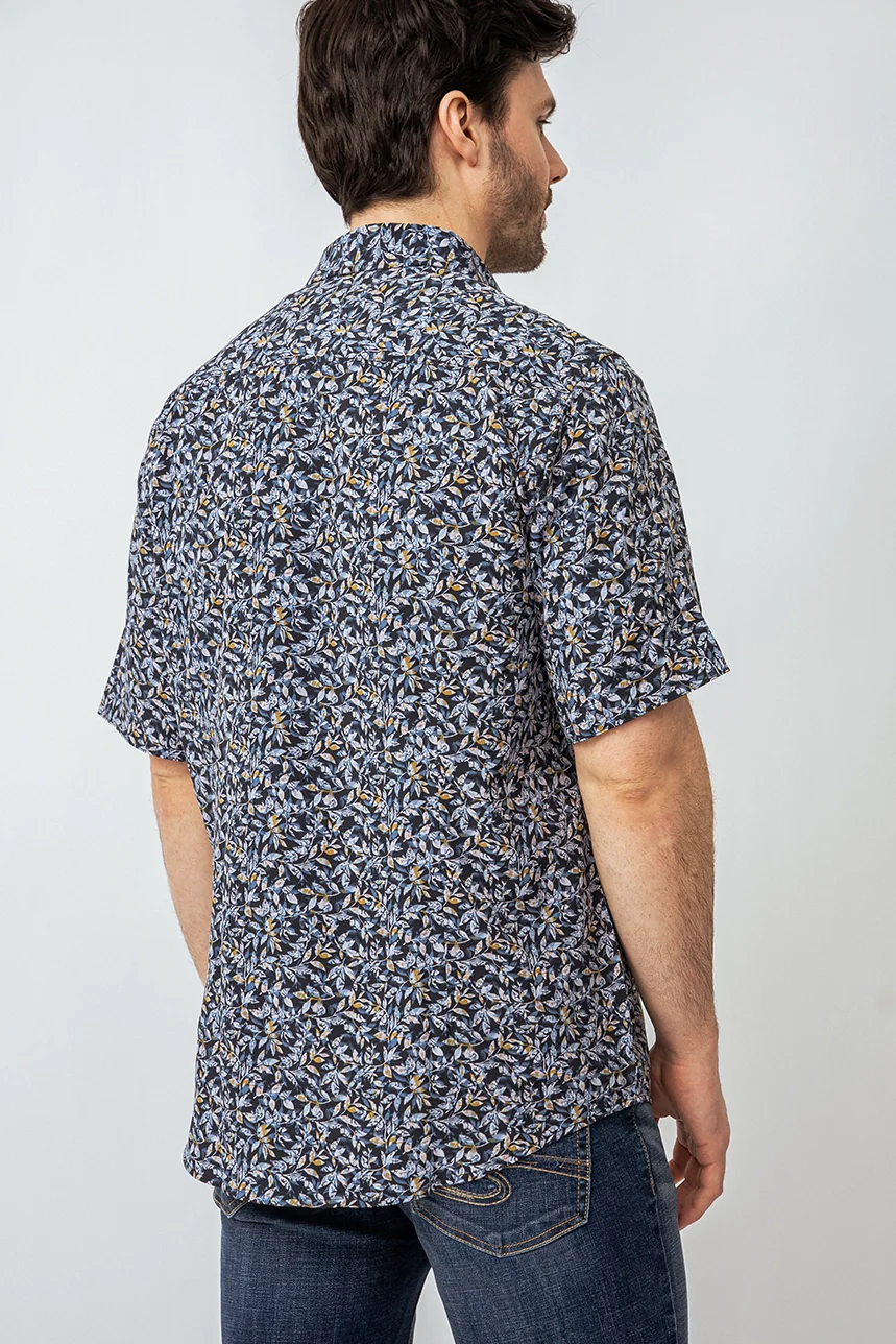 La chemise imprimée feuilles - Image 4