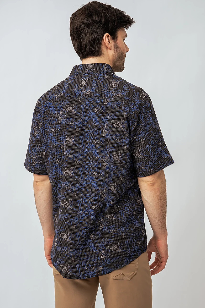 La chemise imprimée feuilles - Image 4