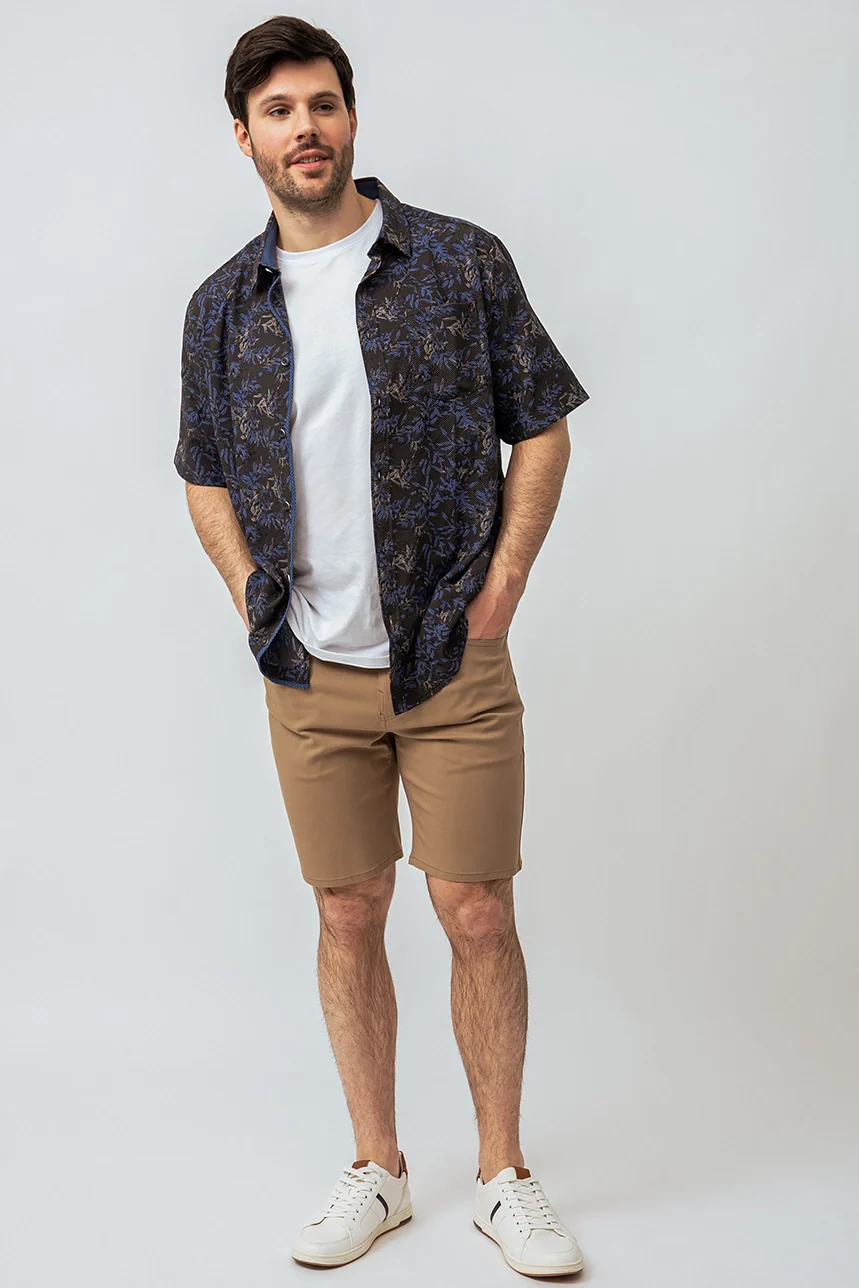 La chemise imprimée feuilles - Image 5