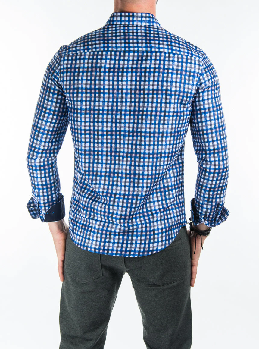 Chemise à carreaux à coupe ample - Image 3