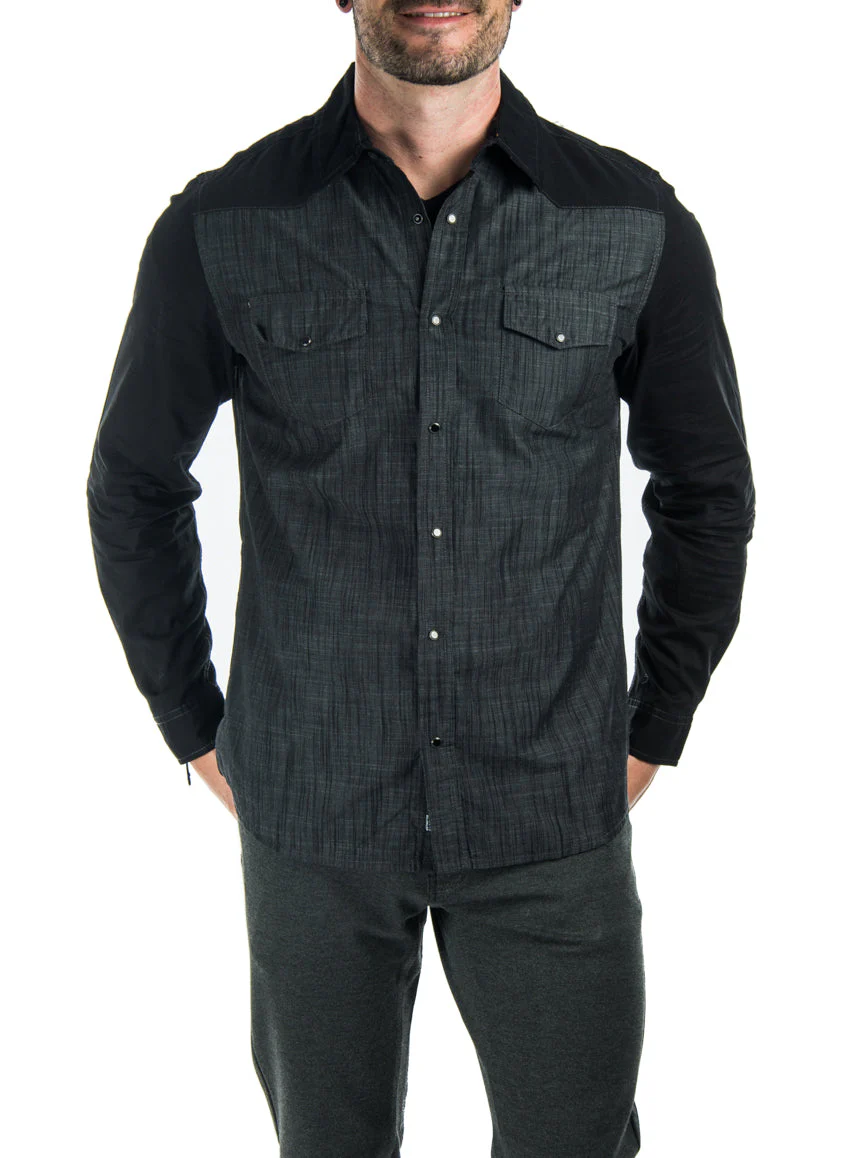 Chemise à rayures à coupe ajustée