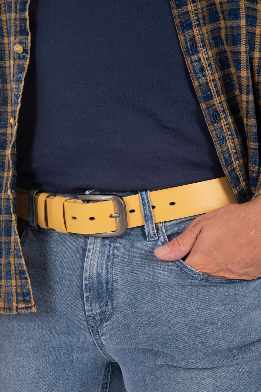 Ceinture en cuir boucle vintage | 2 couleurs - Image 3
