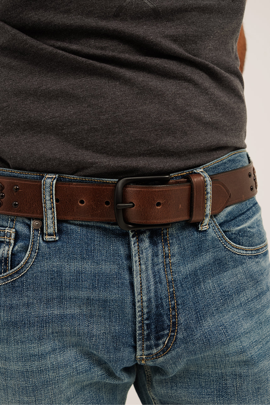 La ceinture avec tressage en cuir - Image 2