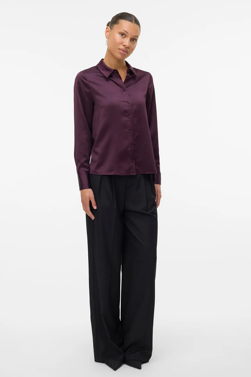 La chemise en satin avec boutons satinés - Image 2