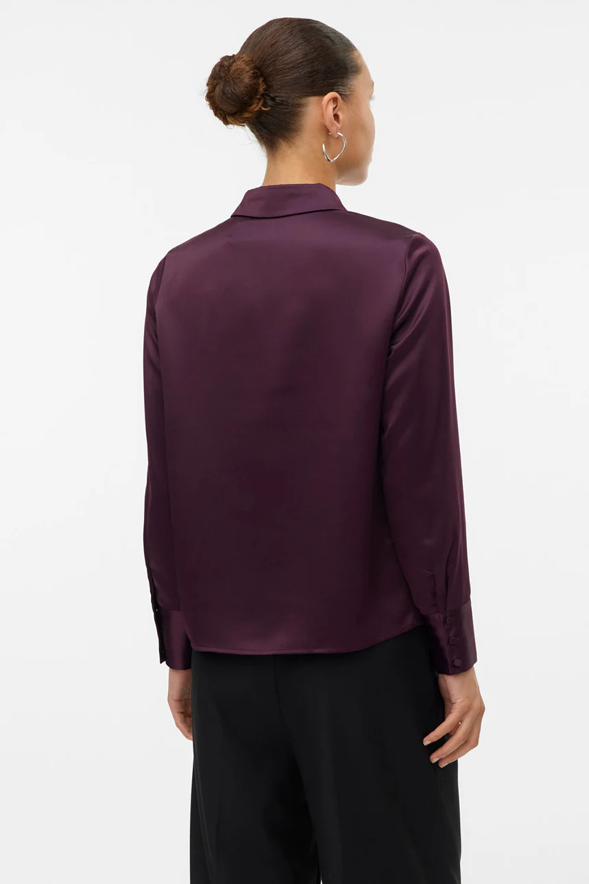 La chemise en satin avec boutons satinés - Image 4