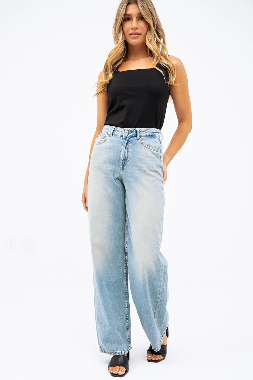 Le jeans large délavé par JJXX | Modèle Tokyo - Image 5