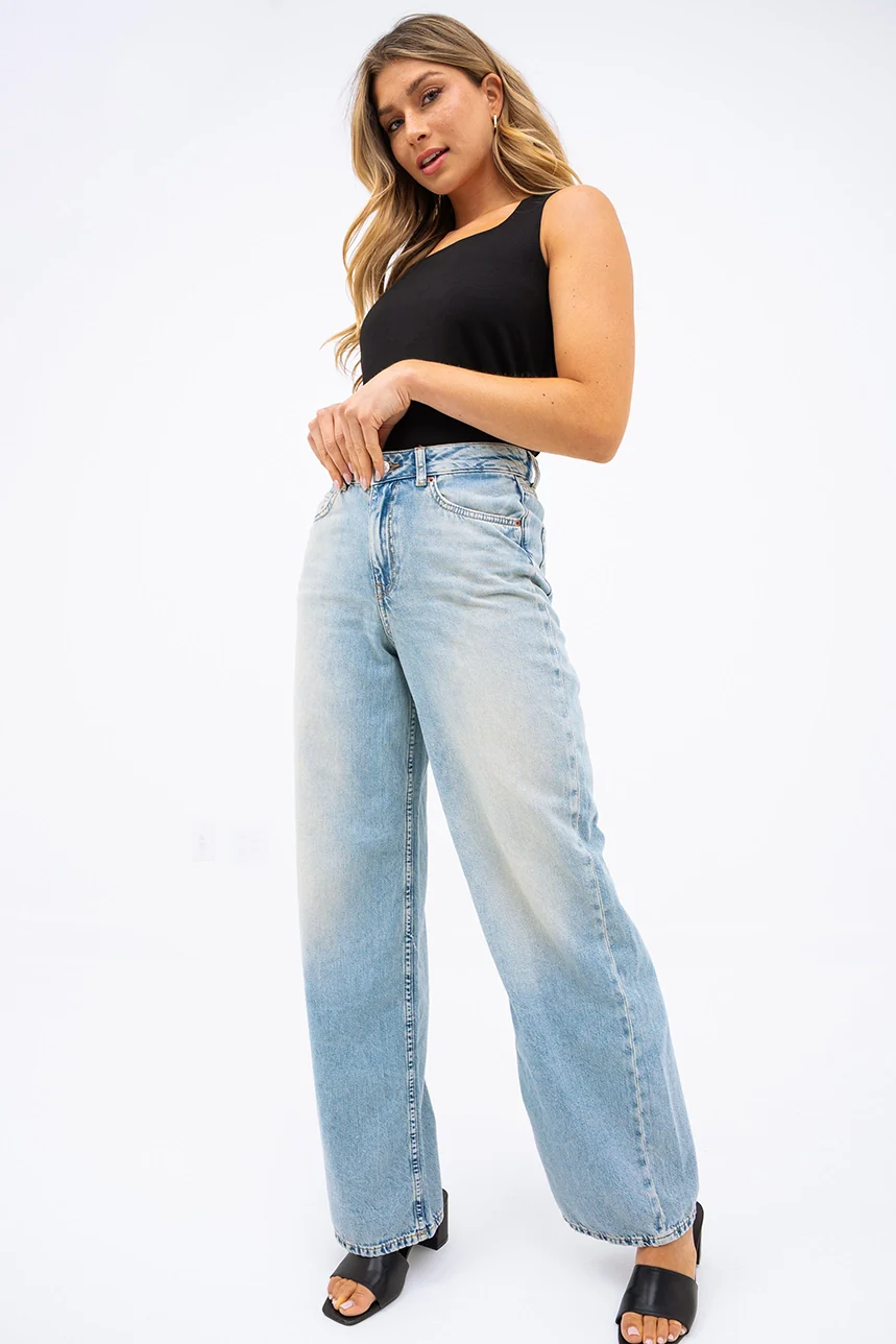 Le jeans large délavé par JJXX | Modèle Tokyo - Image 6