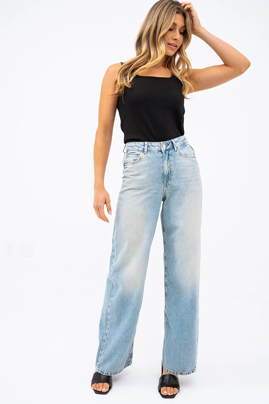 Le jeans large délavé par JJXX | Modèle Tokyo - Image 7