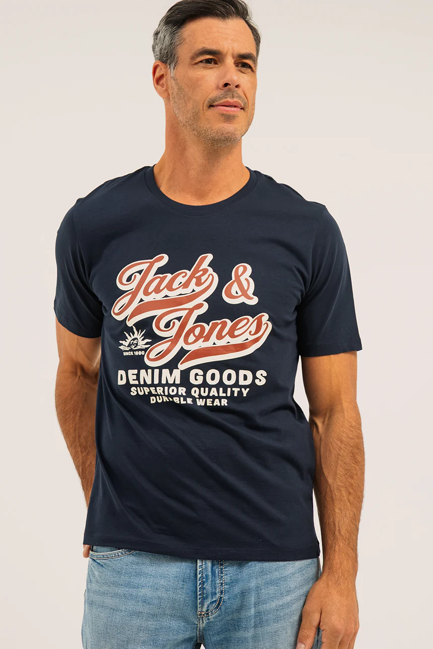 Le t-shirt imprimé logo “Denim Goods”