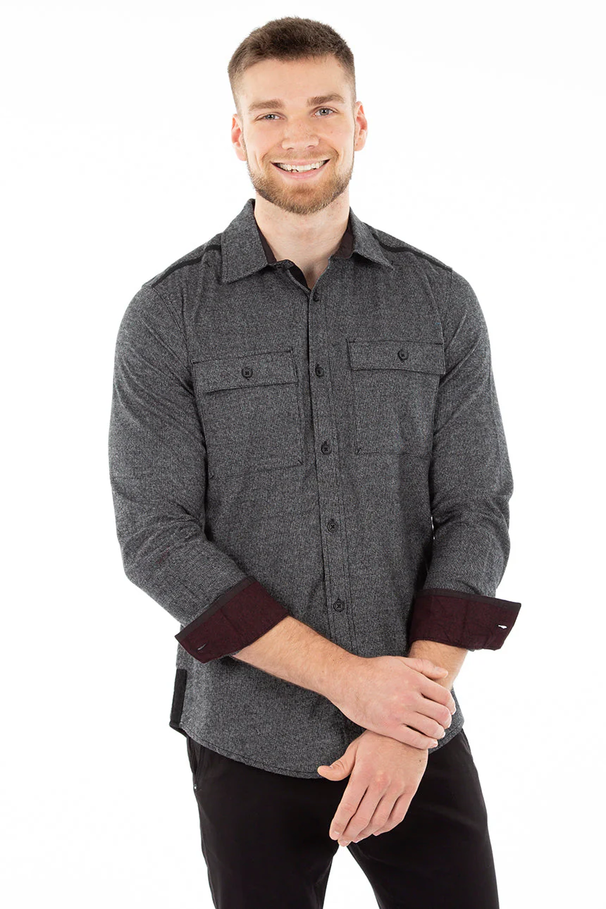 Chemise chinée ultra douce | Projek Raw | Modèle Jack | 2 couleurs
