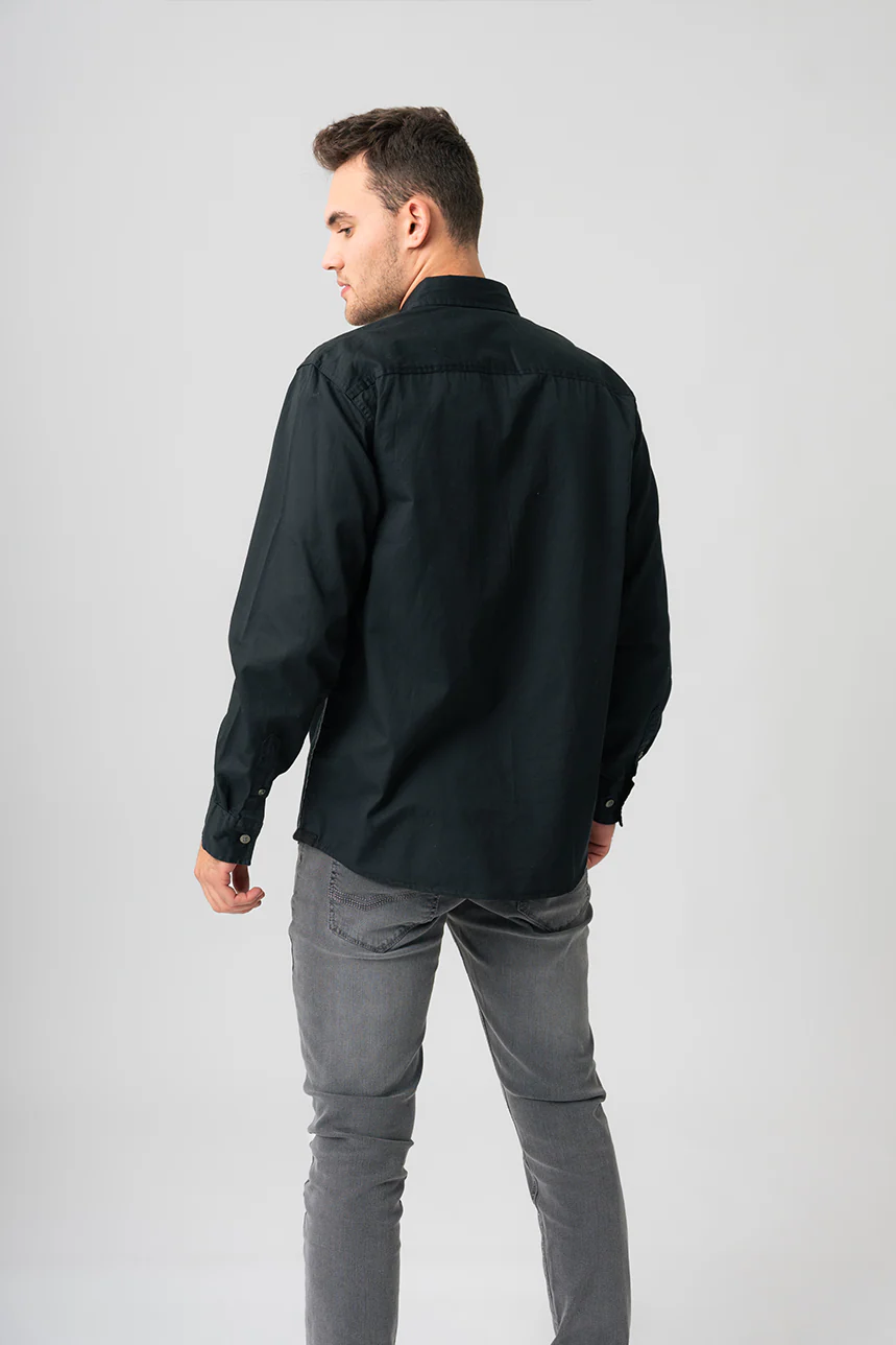 La chemise utilitaire unie | Modèle Roy - Image 4