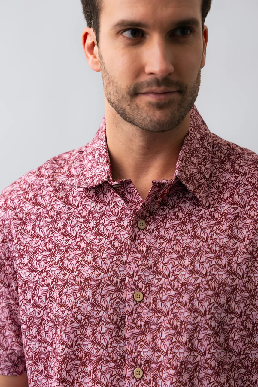 La chemise extensible imprimée feuillage - Image 2
