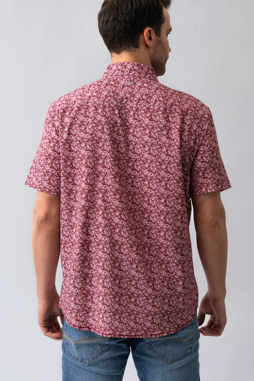 La chemise extensible imprimée feuillage - Image 3