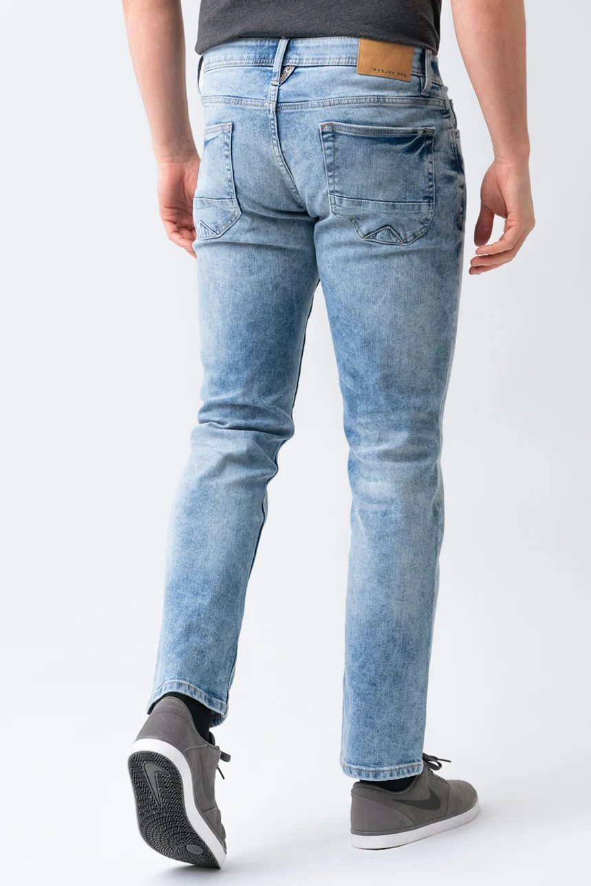 Le jeans étroit délavé | Modèle Nikko - Image 5