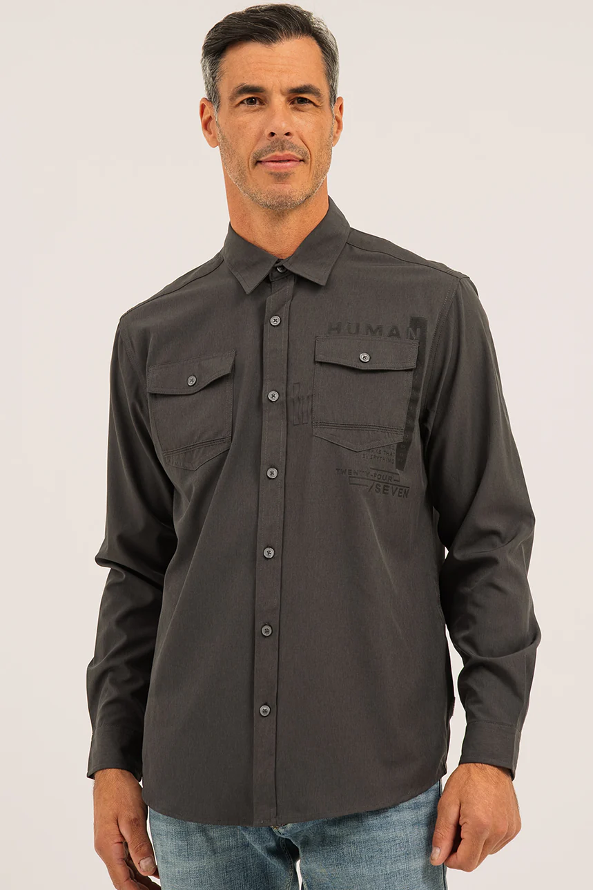 La chemise imprimée à l’avant à la poche gauche - Image 6
