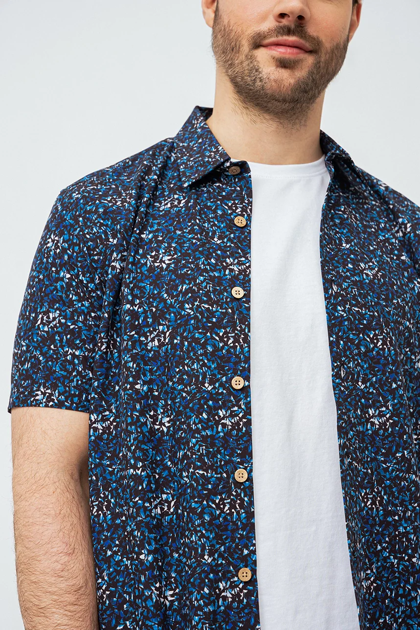 La chemise imprimée avec boutons effet bois - Image 2