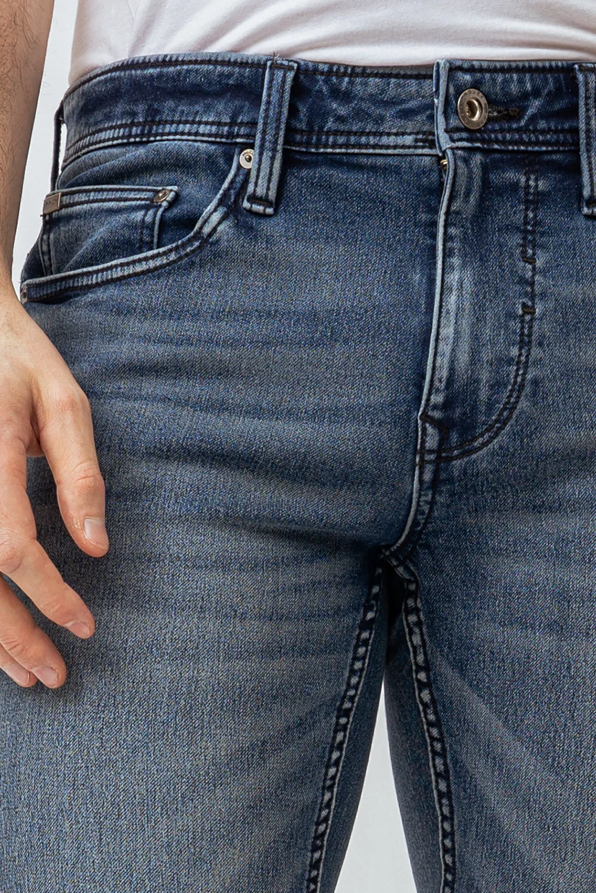 Le jeans droit légèrement délavé | Modèle Baru - Image 2