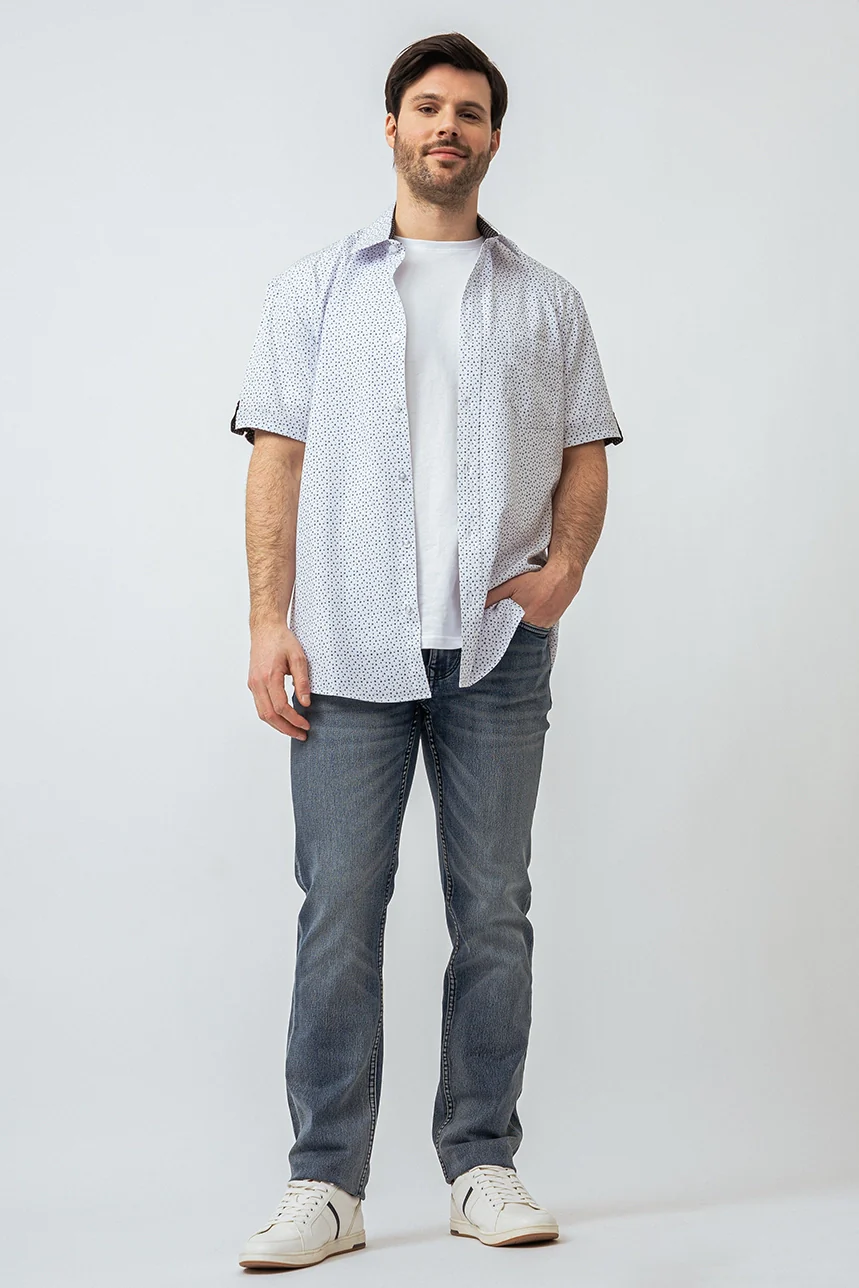 Le jeans droit légèrement délavé | Modèle Baru - Image 6