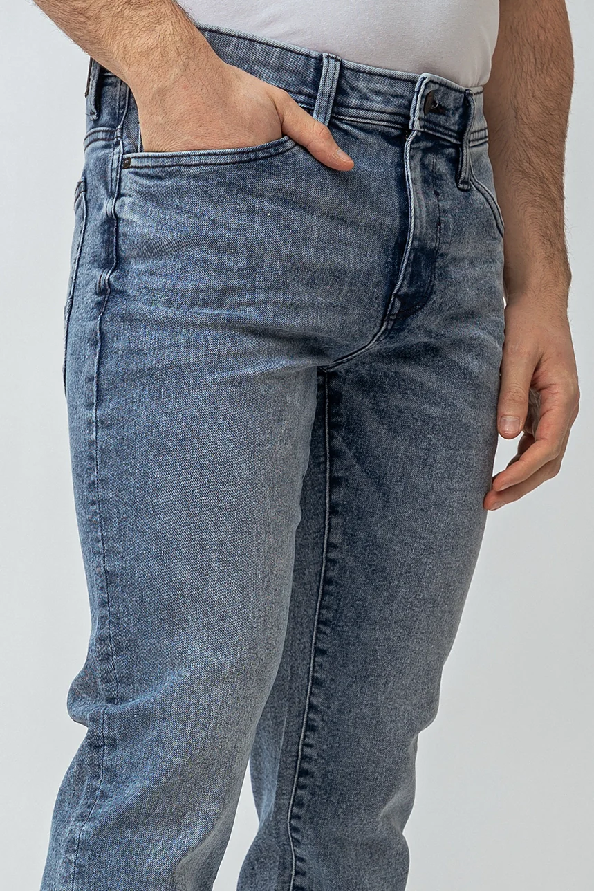 Le jeans droit délavé | Modèle Baru - Image 2