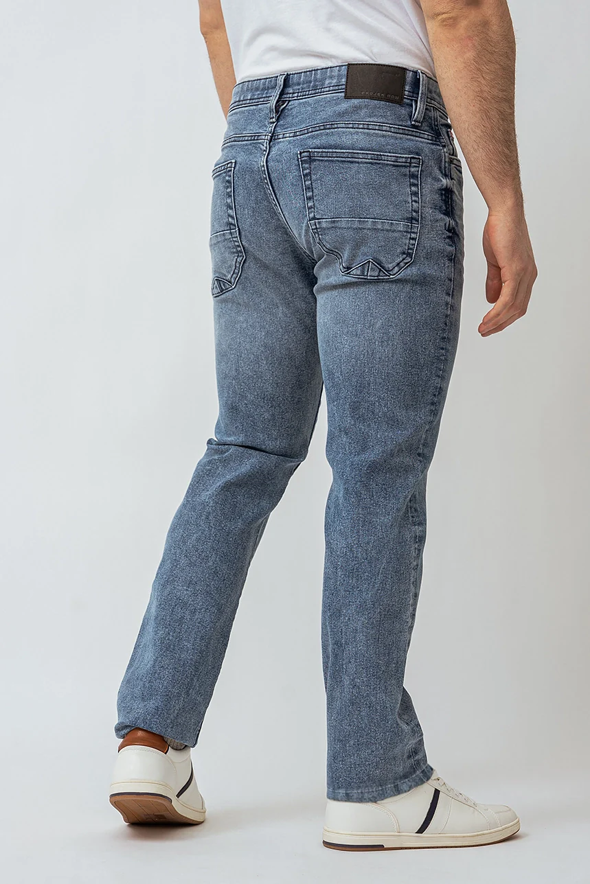 Le jeans droit délavé | Modèle Baru - Image 4